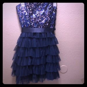 Navy party dress